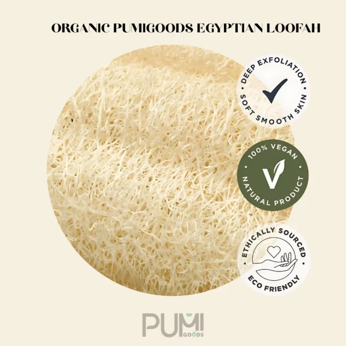 Egyptian Loofah Body Scrubber – 100% Natural [3-Pack] - Image 3