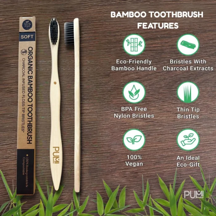 Bamboo Toothbrushes 10 Pack - Image 1