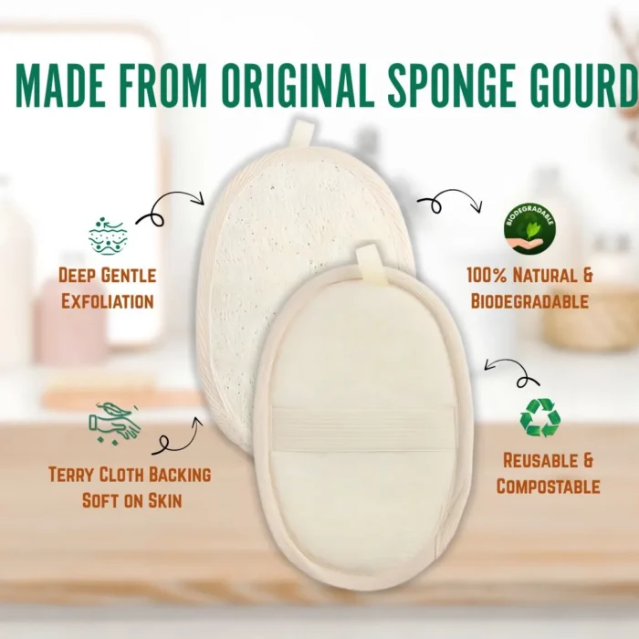 10-Pack Exfoliating Loofah Sponge Pads - Image 3