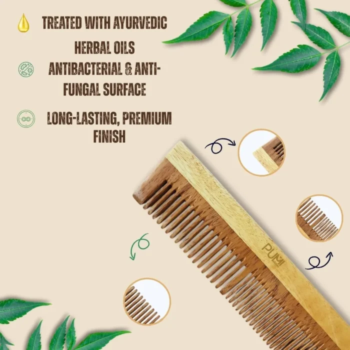 Neem Wood Comb - Image 3